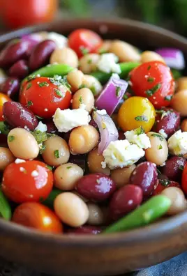 Mediterraner Bohnensalat 23 Mediterraner Bohnensalat