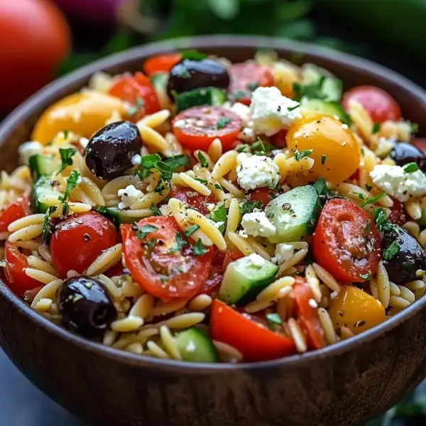 Mediterraner Orzo Salat