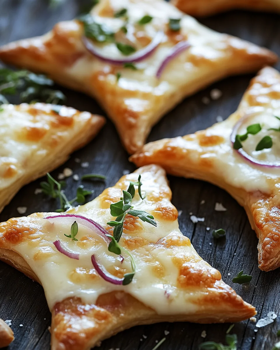 Mini-Flammkuchen-Sterne 19 Mini-Flammkuchen-Sterne