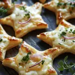Mini-Flammkuchen-Sterne
