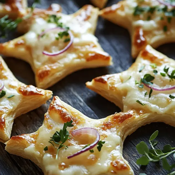Mini-Flammkuchen-Sterne