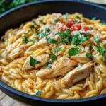 One Pot Orzo Pasta mit H&auml;hnchen