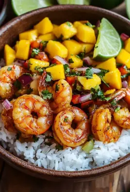 Pikante Garnelen und Mango Salsa Reisbowl 27 Pikante Garnelen und Mango Salsa Reisbowl