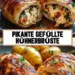 Pikante gefüllte Hühnerbrüste 25 Pinterest Hidden Image