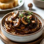 Pilzgulasch &agrave; la Bourguignonne