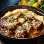 Rouladentopf aus dem Backofen