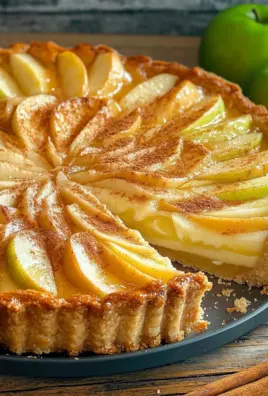 Saftige Apfeltarte mit Rahmguss