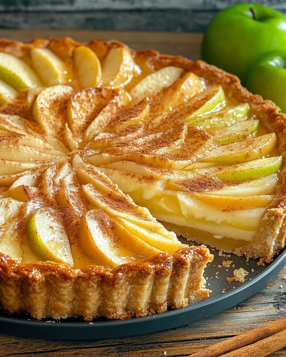 Saftige Apfeltarte mit Rahmguss 26 Saftige Apfeltarte mit Rahmguss