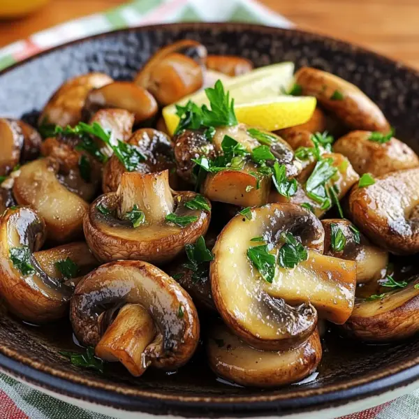 Saftige Knoblauch-Champignons Rezept