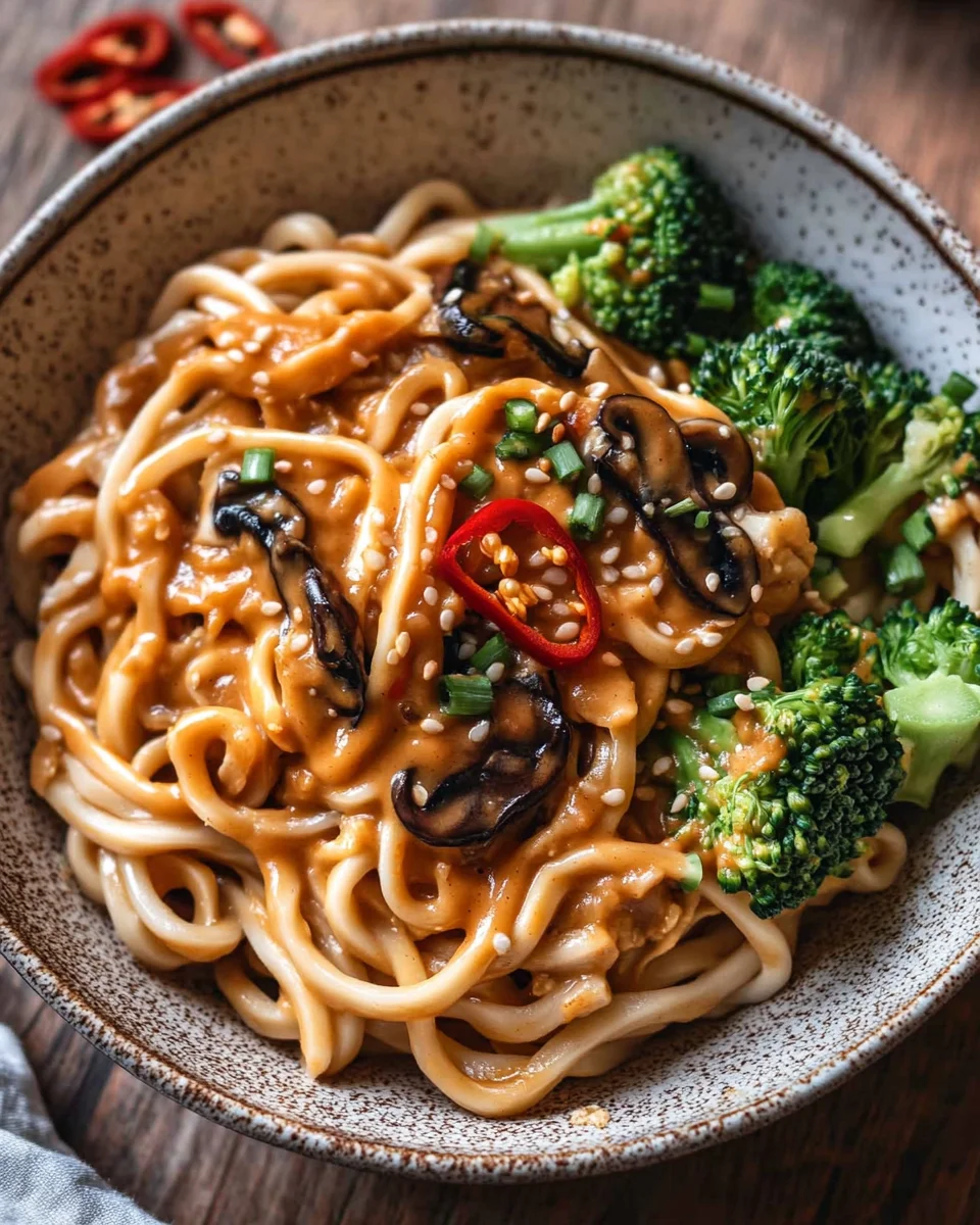 Schnelle Asianudeln mit Erdnusssauce 26 Schnelle