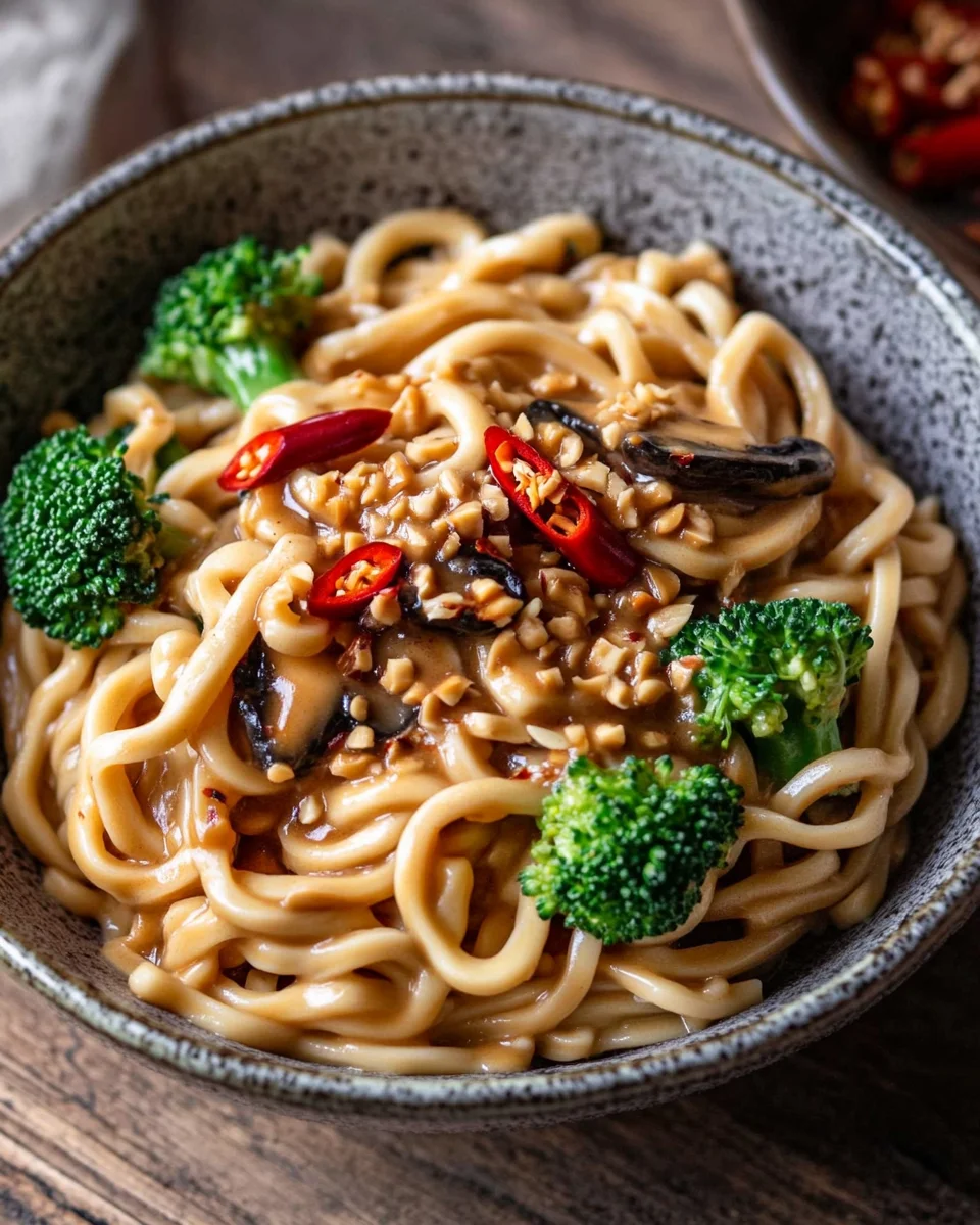 Schnelle Asianudeln mit Erdnusssauce 28 Schnelle Asianudeln mit Erdnusssauce