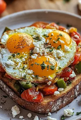 Shakshouka-Toast mit Feta-Spiegeleiern 23 Shakshouka-Toast mit Feta-Spiegeleiern