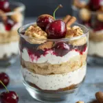 Spekulatius Tiramisu mit Gew&uuml;rzkirschen - Dessert im Glas