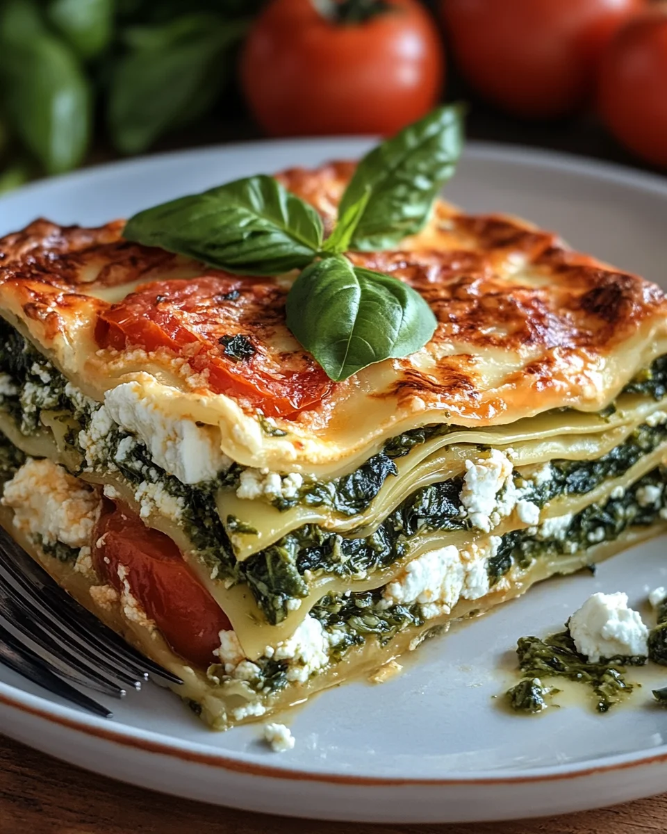 Spinatlasagne
