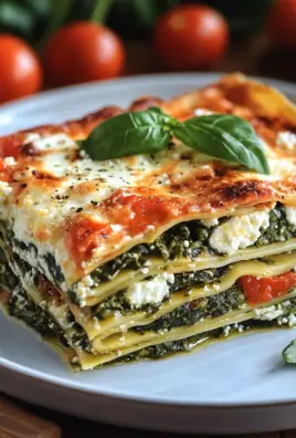 Spinatlasagne mit Feta und Tomaten 24 Spinatlasagne mit Feta und Tomaten