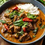 Thail&auml;ndisches Rindfleisch mit roter Curryso&szlig;e