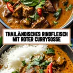 Thailändisches Rindfleisch mit roter Currysoße 21 Pinterest Hidden Image