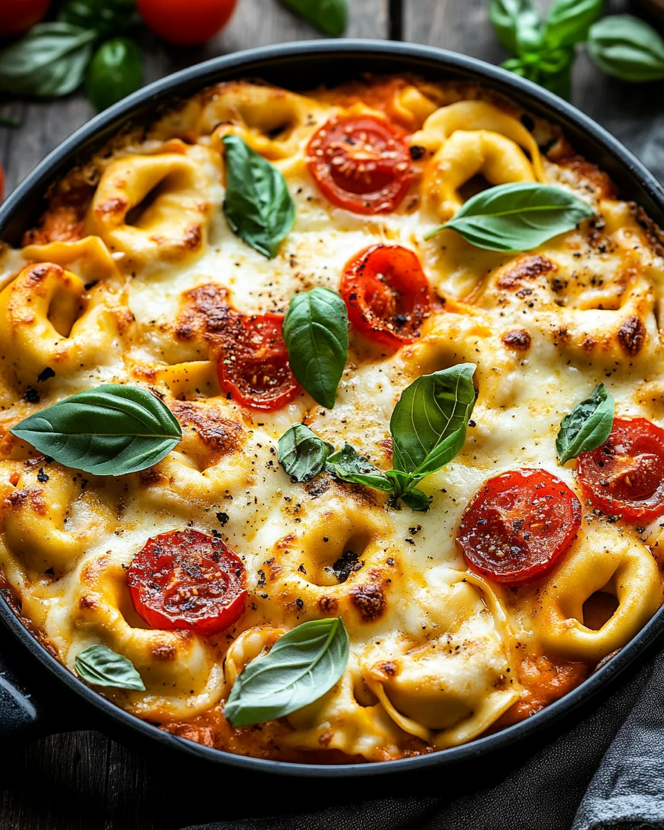 Tortellini-Auflauf mit Tomaten und Mozzarella 20 Tortellini-Auflauf