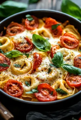 Tortellini-Auflauf mit Tomaten und Mozzarella 25 Tortellini-Auflauf mit Tomaten und Mozzarella