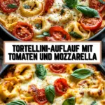 Tortellini-Auflauf mit Tomaten und Mozzarella 19 Pinterest Hidden Image