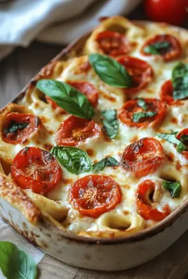 Tortellini-Auflauf mit Tomaten und Mozzarella (vegetarisches Rezept) 22 Tortellini-Auflauf mit Tomaten und Mozzarella (vegetarisches Rezept)