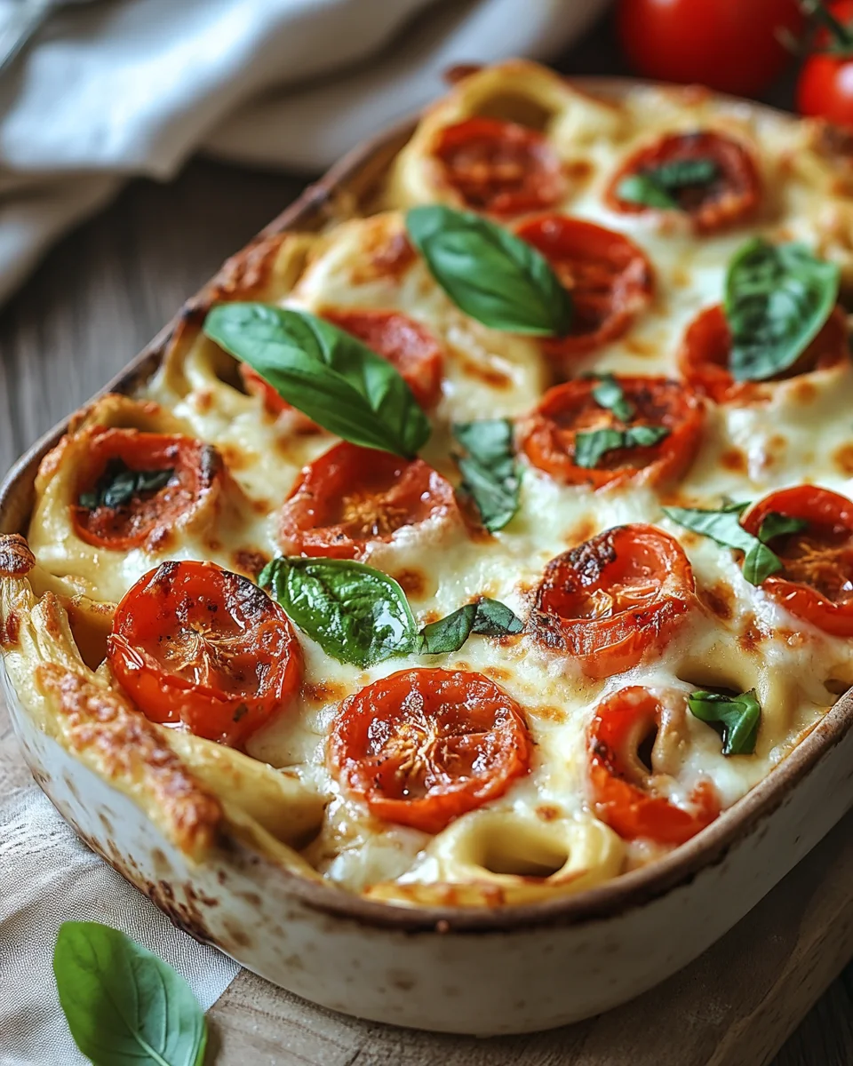 Tortellini-Auflauf mit Tomaten und Mozzarella (vegetarisches Rezept) 22 Tortellini-Auflauf mit Tomaten und Mozzarella (vegetarisches Rezept)