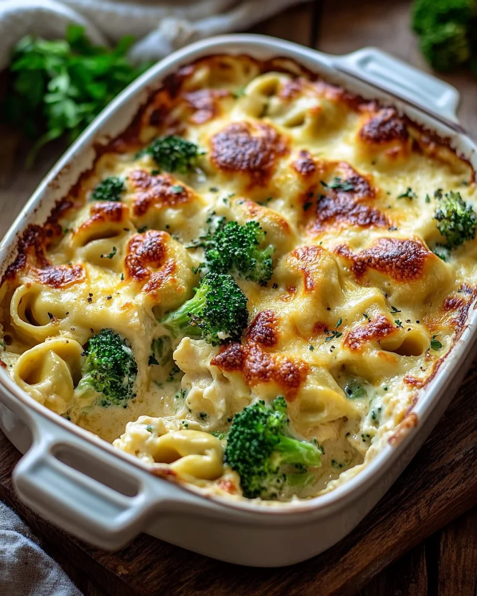 Tortellini Auflauf Schinken Brokkoli