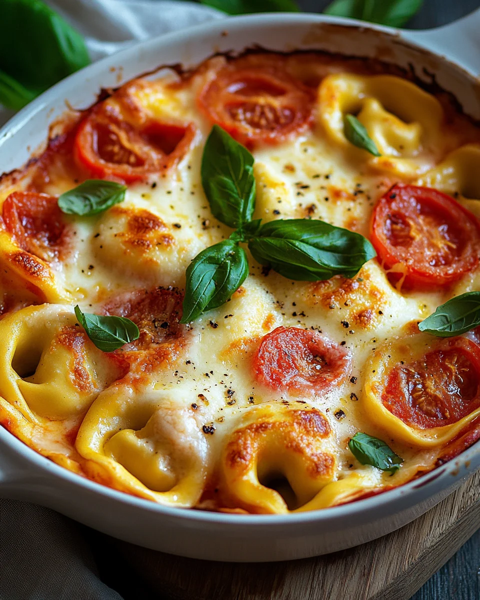 Tortelliniauflauf mit Tomate und Mozzarella 23 Tortelliniauflauf