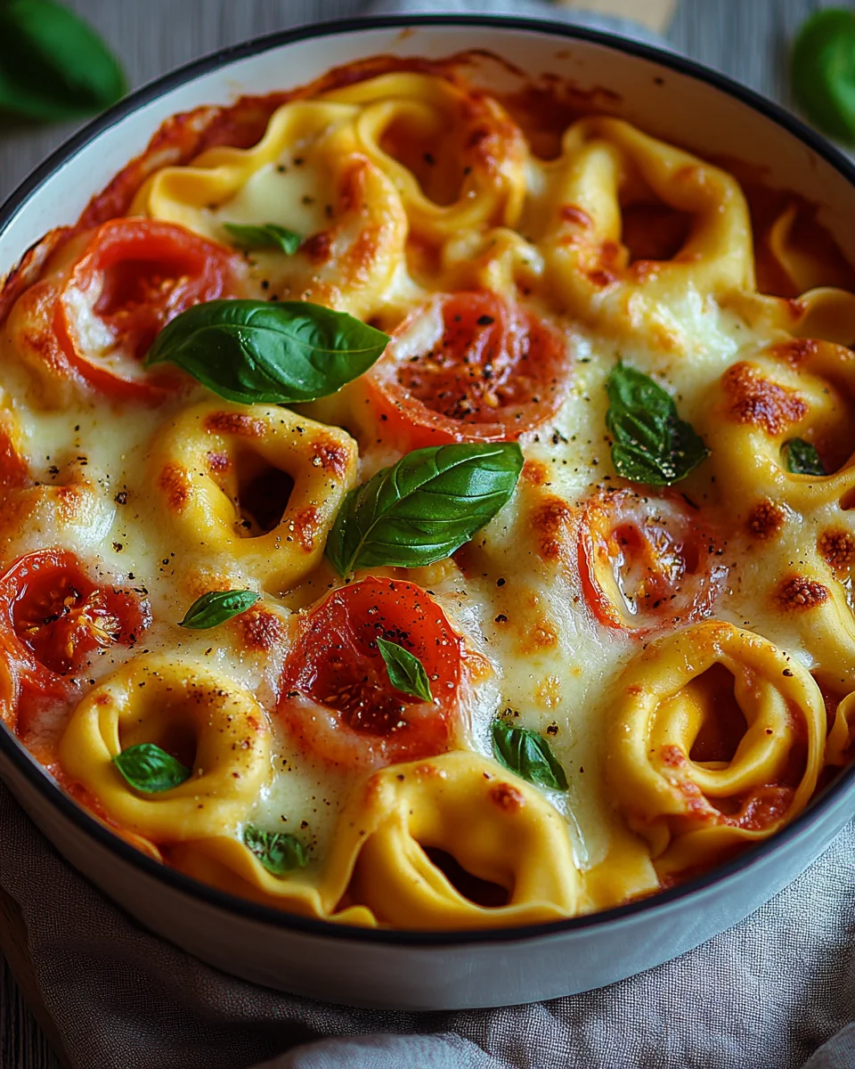 Tortelliniauflauf mit Tomate und Mozzarella 25 Tortelliniauflauf mit Tomate und Mozzarella