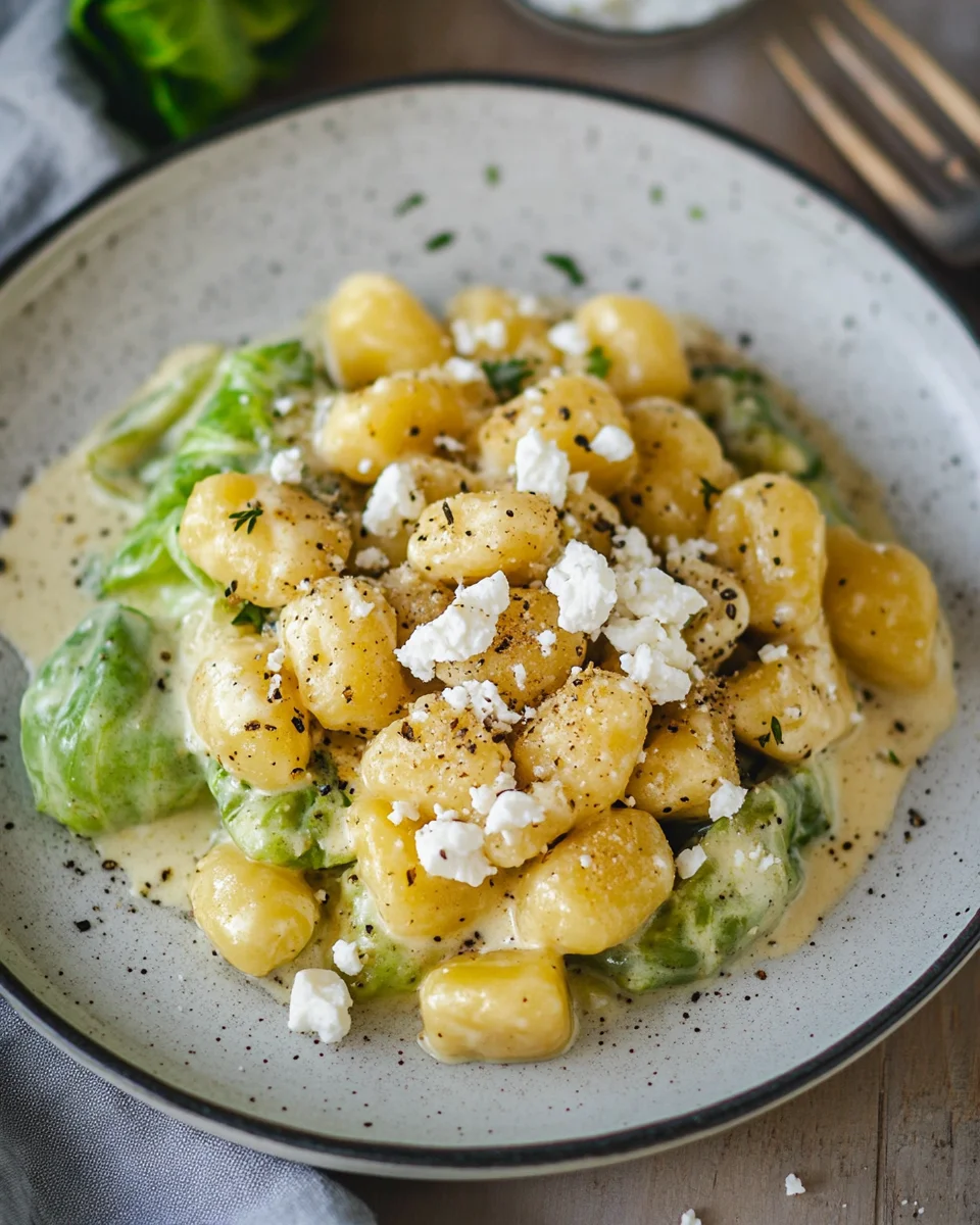 Vegetarische Gnocchi Pfanne mit Spitzkohl 21 Vegetarische Gnocchi Pfanne mit Spitzkohl
