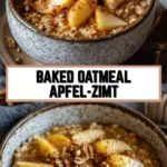 Baked Oatmeal Apfel-Zimt 21 Pinterest Hidden Image
