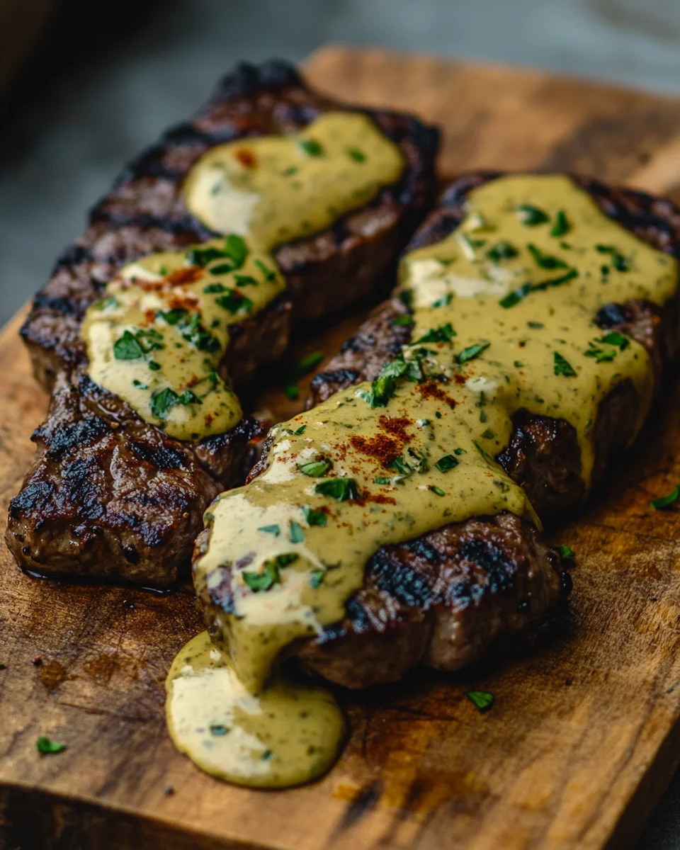 Blumenkohlsteak mit Pfefferrahmsauce 22 Blumenkohlsteak