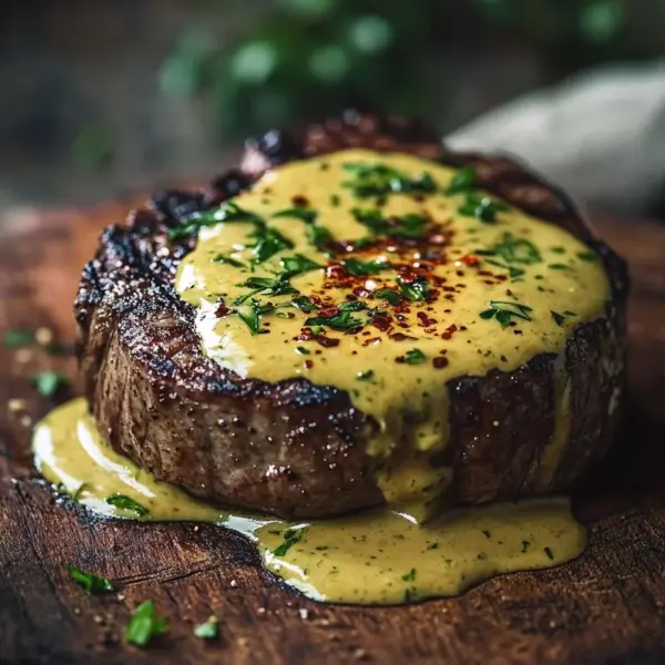 Blumenkohlsteak mit Pfefferrahmsauce
