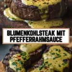 Blumenkohlsteak mit Pfefferrahmsauce 21 Pinterest Hidden Image
