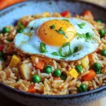 Bratreis mit Ei und Gem&uuml;se