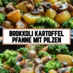 Brokkoli Kartoffel Pfanne mit Pilzen 20 Pinterest Hidden Image