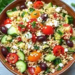 Couscous-Salat mit Feta