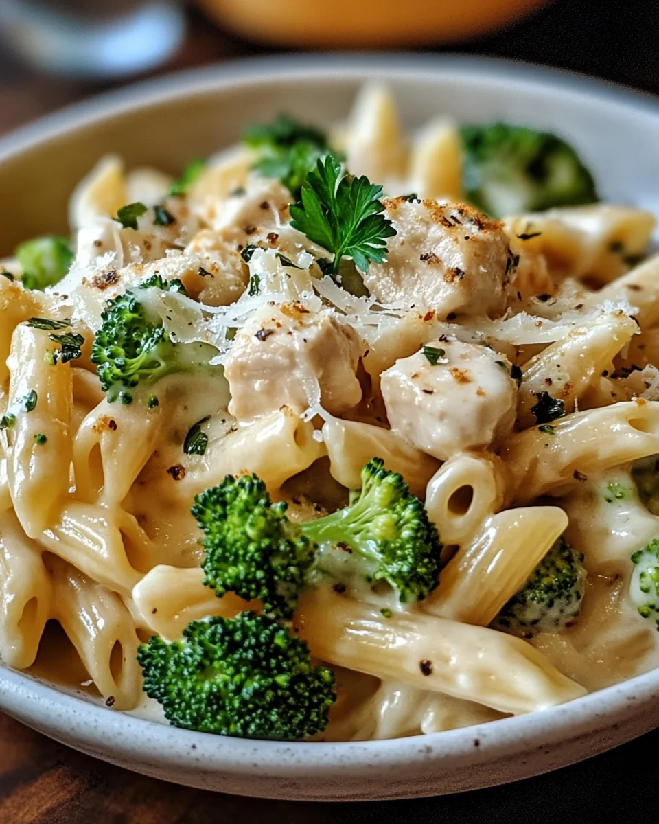 Cremige Hähnchen-Brokkoli-Alfredo Pasta 24 Cremige Hähnchen-Brokkoli-Alfredo Pasta