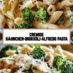 Cremige Hähnchen-Brokkoli-Alfredo Pasta 21 Pinterest Hidden Image