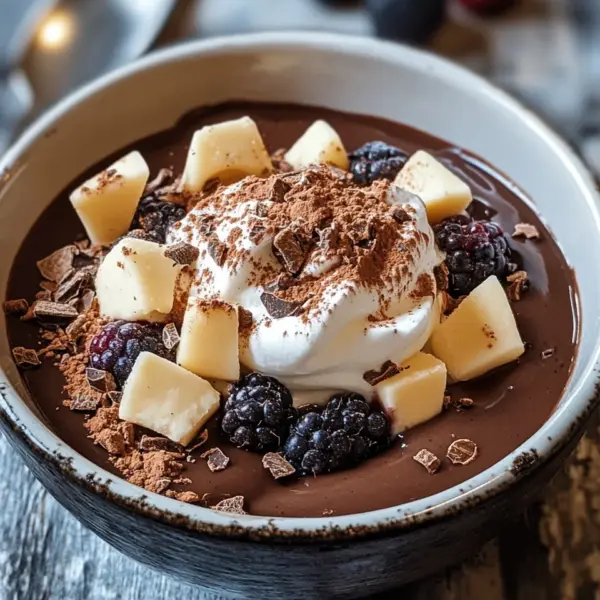Cremiger Schokoladenpuddingbrei