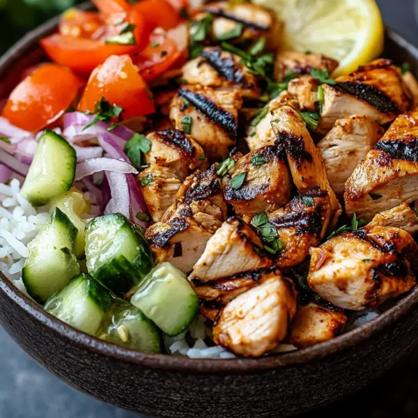 Döner-Bowl mit Hähnchen
