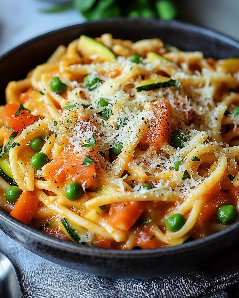 Ein-Topf-Kritharaki mit Gemüse und Parmesan 23 Ein-Topf-Kritharaki