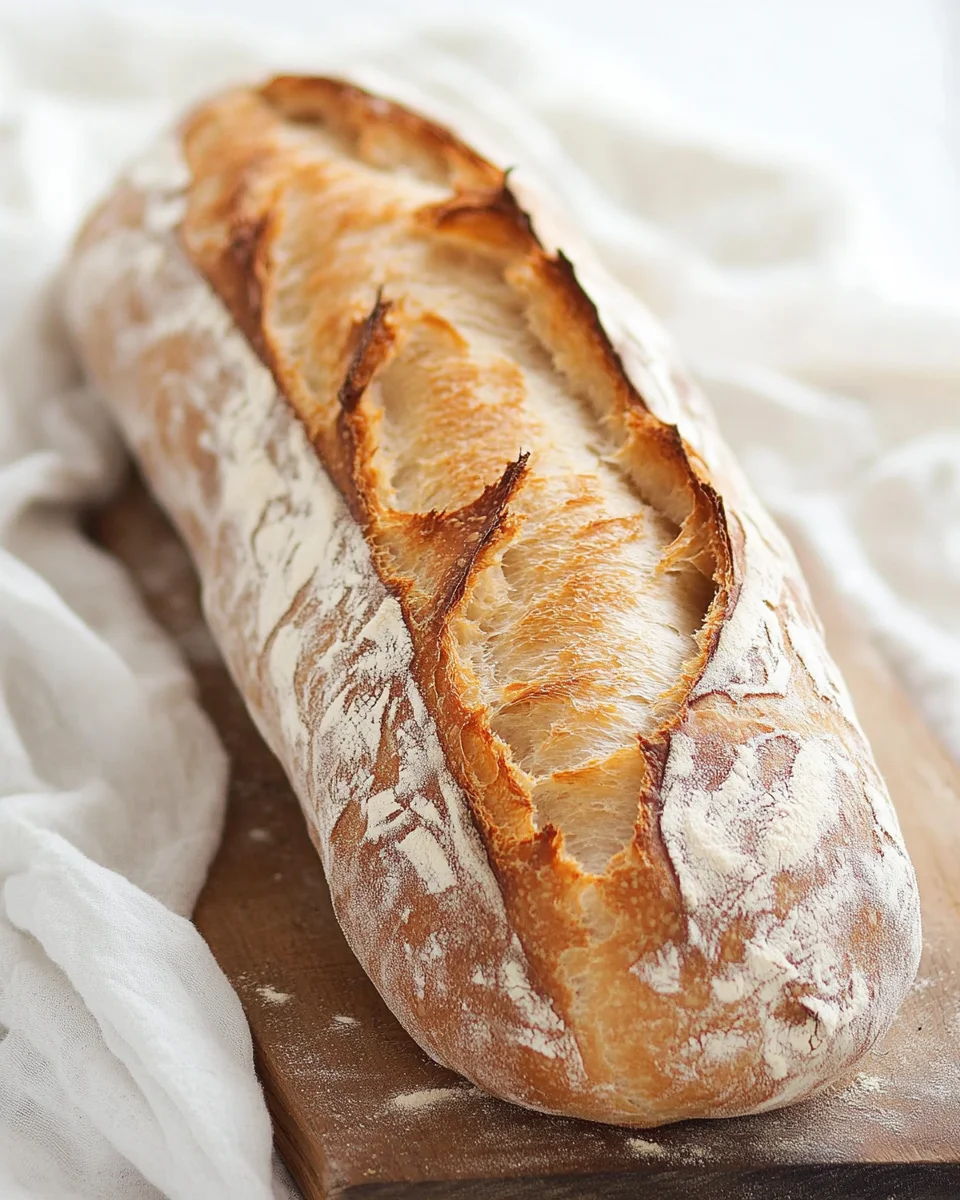 Einfaches Rezept für knuspriges Baguette 14 Einfaches