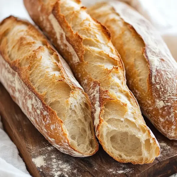 Einfaches Rezept für knuspriges Baguette