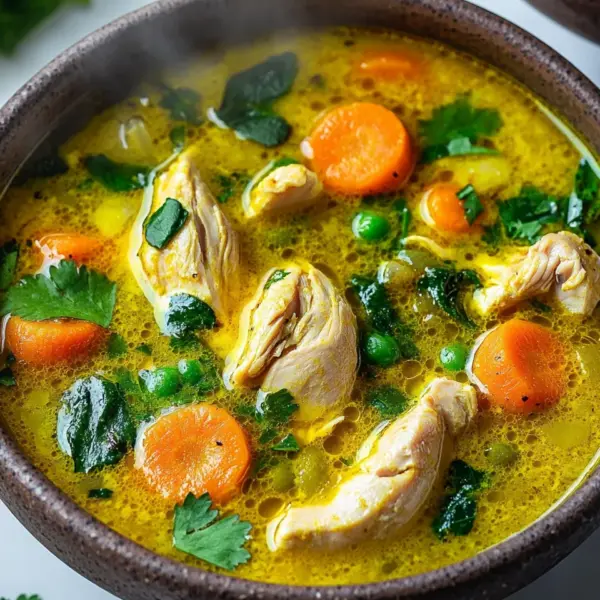 Entzündungshemmende Kurkuma-Hühnersuppe Rezept genießen!