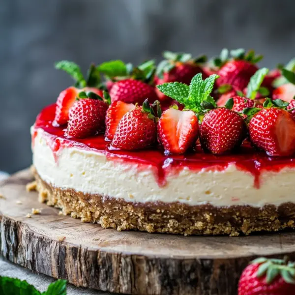 Erdbeer-Cheesecake-Häppchen