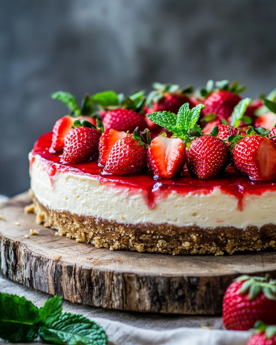 Erdbeer-Cheesecake-Häppchen
