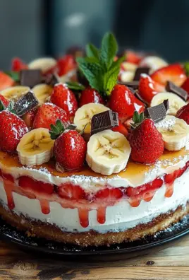 Erdbeer-Stracciatella-Bananen-Torte 20 Erdbeer-Stracciatella-Bananen-Torte