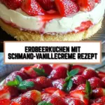 Erdbeerkuchen mit Schmand-Vanillecreme Rezept 24 Pinterest Hidden Image