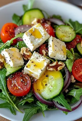 Gebackener Feta auf Gemischtem Salat 25 Gebackener Feta auf Gemischtem Salat